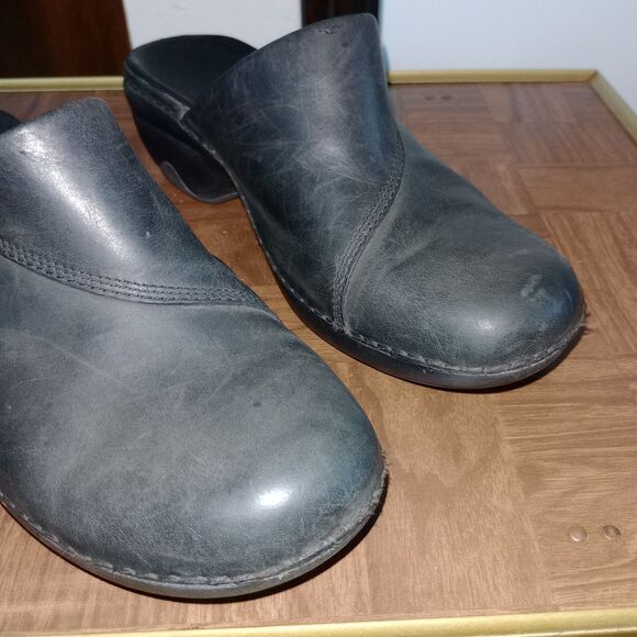 Patagonia Size 9.5 Better Clog Slide Mules Leather Shoe Black Style T11500‎ - Picture 5 of 9